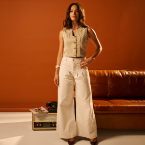 CALÇA PANTALONA OFF WHITE